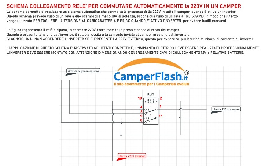 Ricambi e Accessori Camper Caravan prezzo offerta MK3P-I+PF113A - Rele'  220V 10A 3 Scambi Mk3P-I 3Z Omrcit Per Inverter / Generatore - OMRCIT