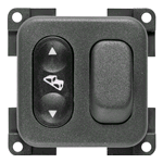 CBE PULSANTE GRADINO + DEVIATORE LUCE 12/24V MARRONE - PER CAMPER ROULOTTE