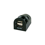 CONNETTORE USB ESTERNO CON DUE PRESE 
