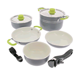 SET PENTOLE RICHIUDIBILI - POPOTE EASYCOOK 8 PCS D20 - CAMPER ROULOTTE