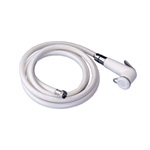 Hand shower with 2.5 m white hose