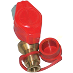 Rubinetto Valvola Bicono con Innesto rapido Gas Per Tubo Rame 8 (senza innesto)
