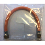 Flessibile Tubo Gas 2 Raccordi 40 Cm  Attacco Italia Dx / Sx Per Bombole Gpl   K003Cs1988