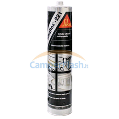 Sikaflex 221, White, Multi-purpose adhesive sealant with a wide adhesion  range for internal sealing and simple bonding application, 300ml