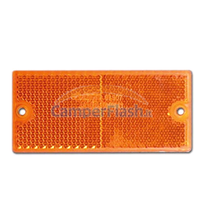Adesivi Catarifrangenti Rettangolari 39x56mm - Rosso E Arancione Per Caravan, Auto, Moto