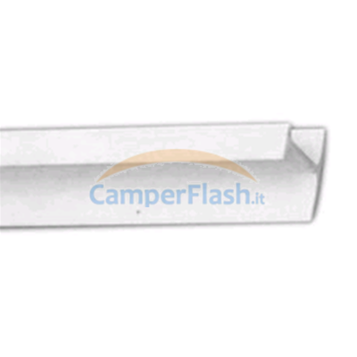 Ricambi e Accessori Camper Caravan prezzo offerta IT-3610 - Binario  Plastica A T Per Tende 2,20 Mt - IDEATERMICA