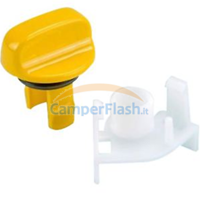 Bouton De Chasse D'Eau PCB Pour Toilette Thetford C250/C260 - Pièce De Remplacement 50709 - Camping-car
