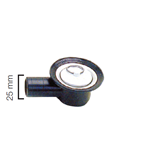 Bonde de vidange courbée, trou d'évier 40, tube 25