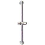 Chromed sliding rail for cone shower rod 60 cm