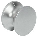 Bouton en Plastique - Nickel Mat - D23