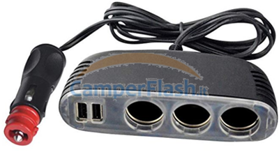 Ricambi e Accessori Camper Caravan prezzo offerta NA-470023 - Presa  Multipresa Multipla 3 X 12V + 2 Usb Attacco Accendisigaro - InovTech