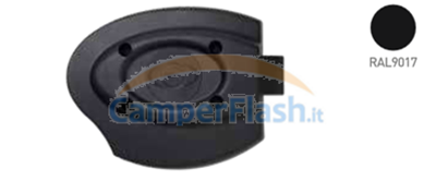 Full handle lock Zadi - Outside GRIGIO - Without Cylinder - WK39WK24G