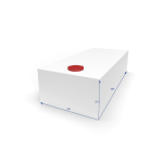 Serbatoio Acqua 38X22X88 Lt 73 Bianco
