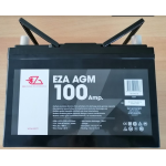 KIT 2 BATTERIE BATTERIA SERVIZI AGM SCARICA LENTA 100AH EZA 