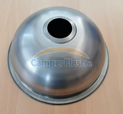 Lavandino Per Camper, Lavabo Per Camper Quadrato 345x245x136mm Lavello Per  Lavabo da Incasso in Acciaio Inossidabile 304 con Scarico da 40 Mm Per