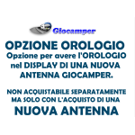 Integrierte Konsolenuhr Software Option - für Giocamper Satellitenantenne - nur zum Verkauf mit neuen Antennen
