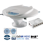 ANTENNA TELECO TV WING22 OMNIDIREZIONALE HD - CON AMPLIFICATORE E 5 MT CAVO PER CAMPER 