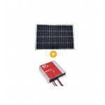 Kit placa solar fotovoltaica 150W PERC MPPT 10A - EZA - PACK637