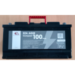Batteria servizi bassa sottosedile Ducato - per camper - scarica lenta (C20 Agm 12V) - 100Ah (95)  - EZA - 04/24