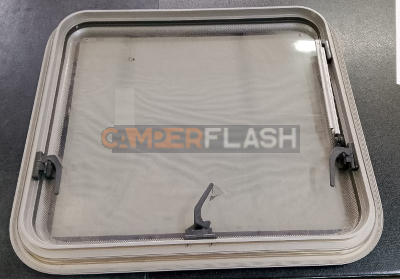 Polyvision ventana completa b 600x550 serigrafía gris/negro - PVB600X550