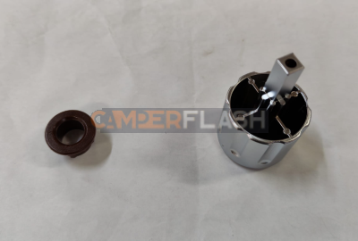 Manopola Serratura Maniglia Porta Bagno AC6 Knaus - (senza vite) -  R15030092