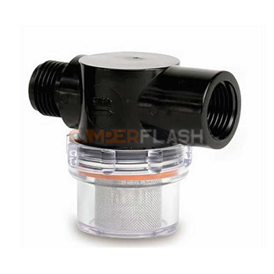 Filtro acqua per Pompa Shurflo - attacco 1/2 pollice M/F - 2088 - 255-213