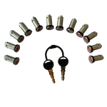 Kit Rotore Cilindro Zadi - 12 Cilindri - 1 Coppia Chiavi