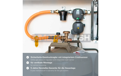 Regulador Truma Duocontrol CS - Nuevo - Vertical - 30Mbar / 2 botellas de gas - 015 51611.01