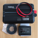 Inverter Onda Pura 1kW THRON - Black con doppio display - KST1000W