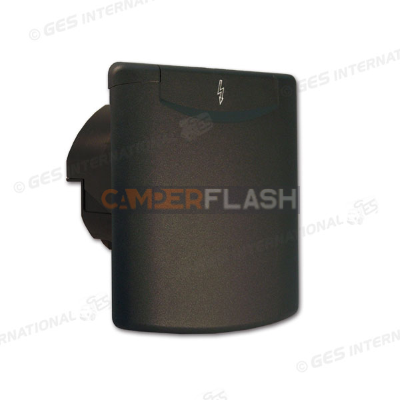 Presa esterna 220v nera GES - PRE233N