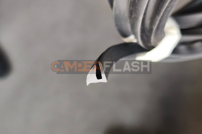 Joint de pare-chocs - 11x9 mm - Vendu au mètre - noir