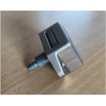 Cerradura de Empuje Mini Níquel - espesor de puerta 15 mm - Cerradura de Armario