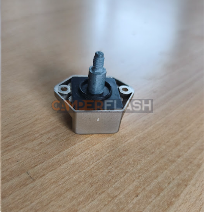 Cerradura de Empuje Mini Níquel - espesor de puerta 15 mm - Cerradura de Armario