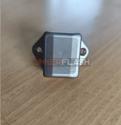 Cerradura de Empuje Mini Níquel - espesor de puerta 15 mm - Cerradura de Armario