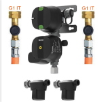 Kit Security Pack - Détendeur de gaz Duocontrol avec 2 tuyaux et 2 filtres - Raccordement bouteille Italie - Truma