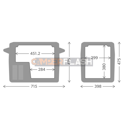 Portable Compressor Refrigerator CFF 45 - DOMETIC - 97000150806