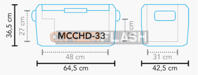Nevera portátil Mestic Coolbox MCCHD de 33 litros con compresor  - 734149