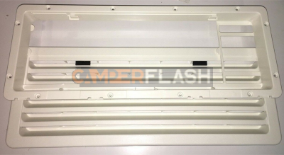 Grille de ventilation extérieure pour réfrigérateur 483 x 186 mm - blanche - THETFORD - 62445480