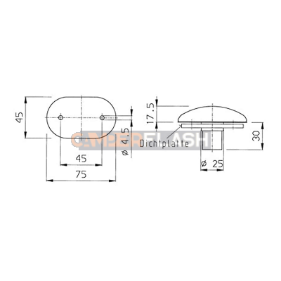 Luce ingombro bianca pl 2000 be12  - K615198