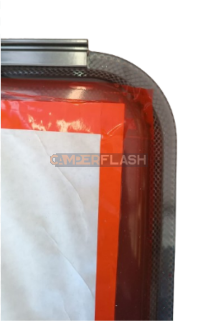 Ventana (solo placa)  500 x 400 Polivision gris - PBV500X400G