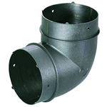 CURVA 90 GRADI ALTE TEMPERATURE M/M - RACCORDO PER AREAZIONE CAMPER - TRUMA - 011 BG