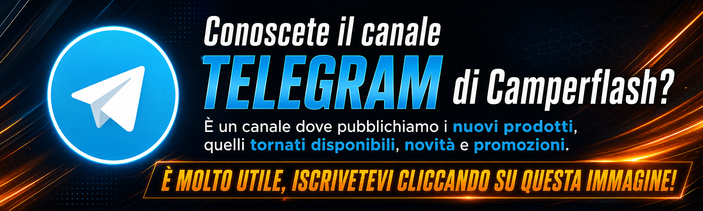 Canali TELEGRAM Camperflash