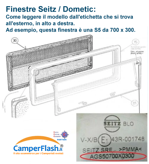 Copertura della finestra Camper interni accessori di facile